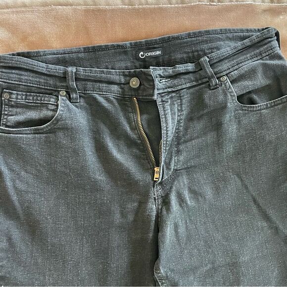Origin Men’s Straight Delta Flex Jeans Classic Style Zip 34/34 Made in USA - Picture 3 of 12